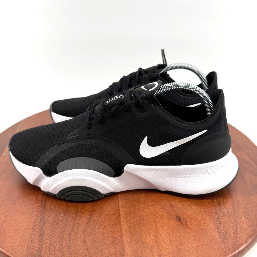 Nike SuperRep Go Training Shoes Black White HIIT Crossfit CJ0860-101 Women 11.5 - Picture 2 of 11
